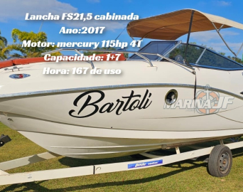Lancha FS 21,5 cabinada